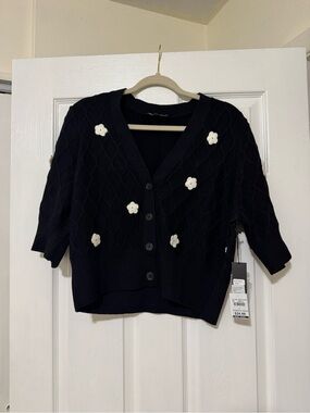 NWT NVLT Black Cardigan